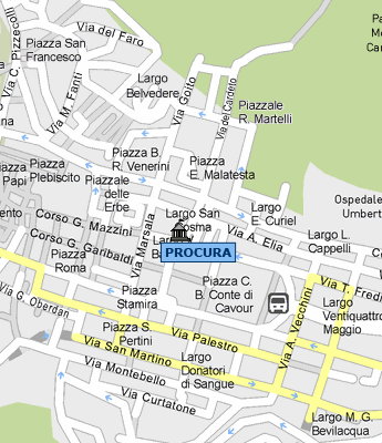 Mappa cartografica di Ancona